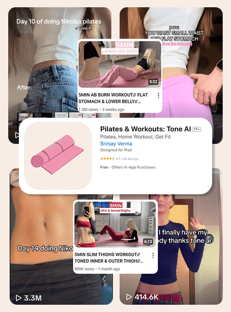 Tone AI gets 9.7M views in 2 weeks w/ YouTube >> TikTok SEO >> UGC content scheme