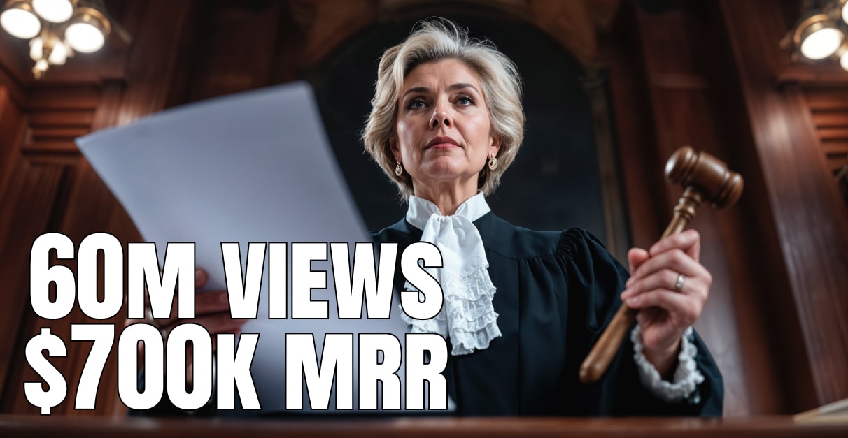 Class Action Settlement App Doing $700K MRR, 60M+ Views