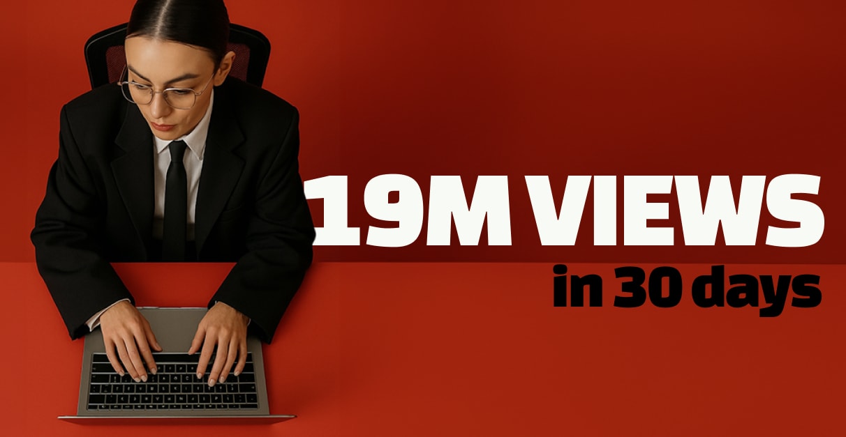 19M Views in 30 Days With Corporate Drama