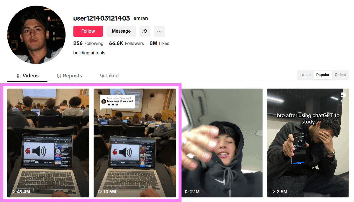 Studley’s 100M views, scaling 100 accounts to StudyTok domination