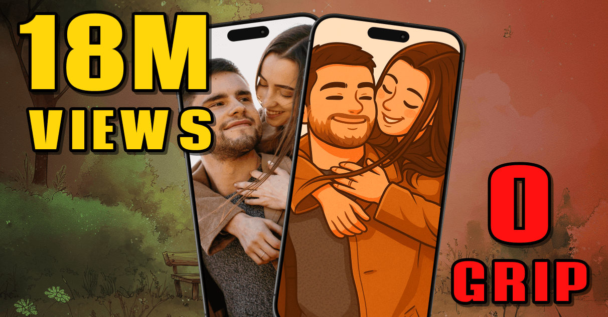 Katch 18M views Cartoon Story format but…