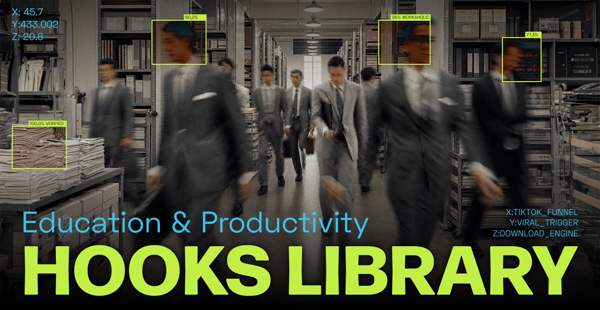 Education & Productivity Hooks Viral Hooks Collection